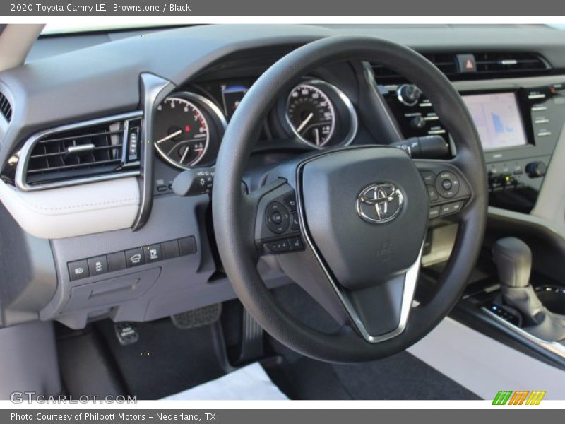 Brownstone / Black 2020 Toyota Camry LE