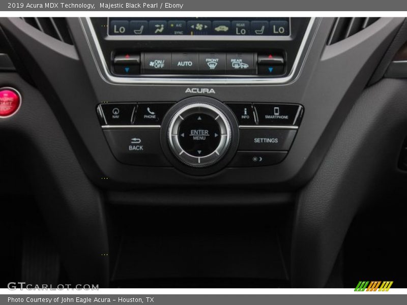 Controls of 2019 MDX Technology