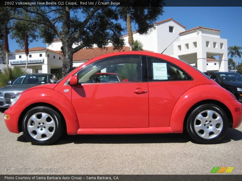 Red Uni / Cream Beige 2002 Volkswagen New Beetle GLS Coupe