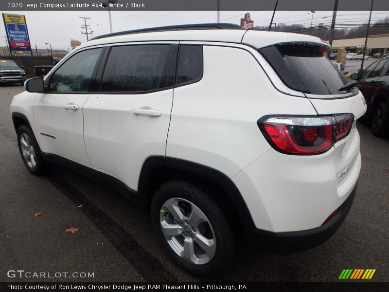 White / Black 2020 Jeep Compass Latitude 4x4