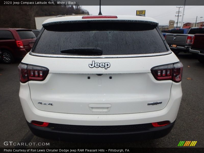 White / Black 2020 Jeep Compass Latitude 4x4