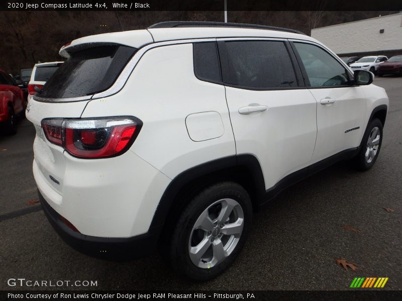 White / Black 2020 Jeep Compass Latitude 4x4