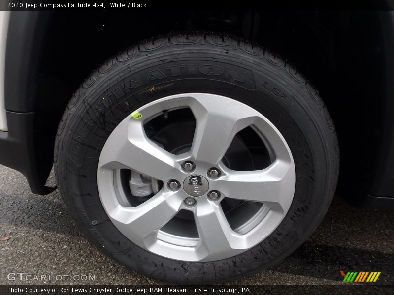 White / Black 2020 Jeep Compass Latitude 4x4