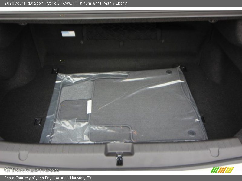 Platinum White Pearl / Ebony 2020 Acura RLX Sport Hybrid SH-AWD