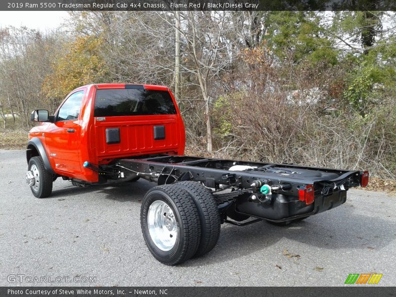 Flame Red / Black/Diesel Gray 2019 Ram 5500 Tradesman Regular Cab 4x4 Chassis