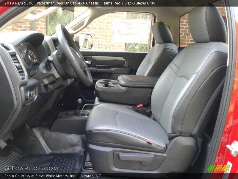 Front Seat of 2019 5500 Tradesman Regular Cab 4x4 Chassis