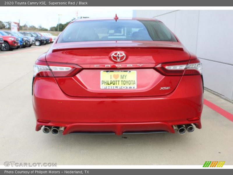 Supersonic Red / Black 2020 Toyota Camry XSE