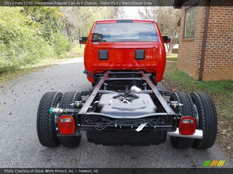 Flame Red / Black/Diesel Gray 2019 Ram 5500 Tradesman Regular Cab 4x4 Chassis