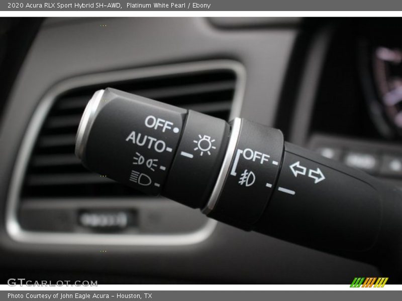 Controls of 2020 RLX Sport Hybrid SH-AWD