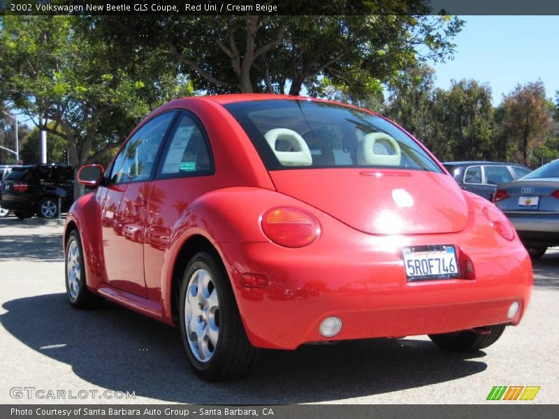 Red Uni / Cream Beige 2002 Volkswagen New Beetle GLS Coupe