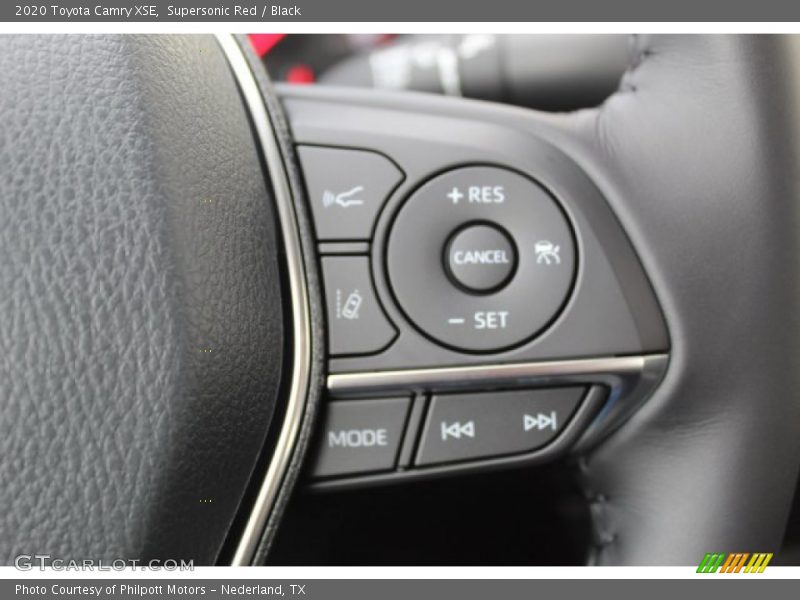 Supersonic Red / Black 2020 Toyota Camry XSE