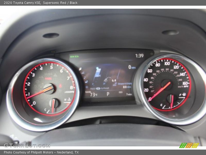 Supersonic Red / Black 2020 Toyota Camry XSE