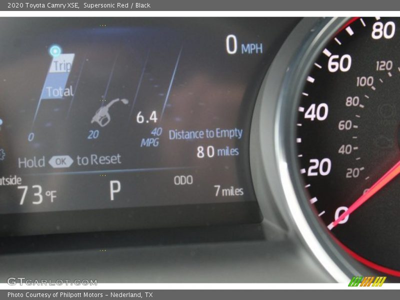 Supersonic Red / Black 2020 Toyota Camry XSE