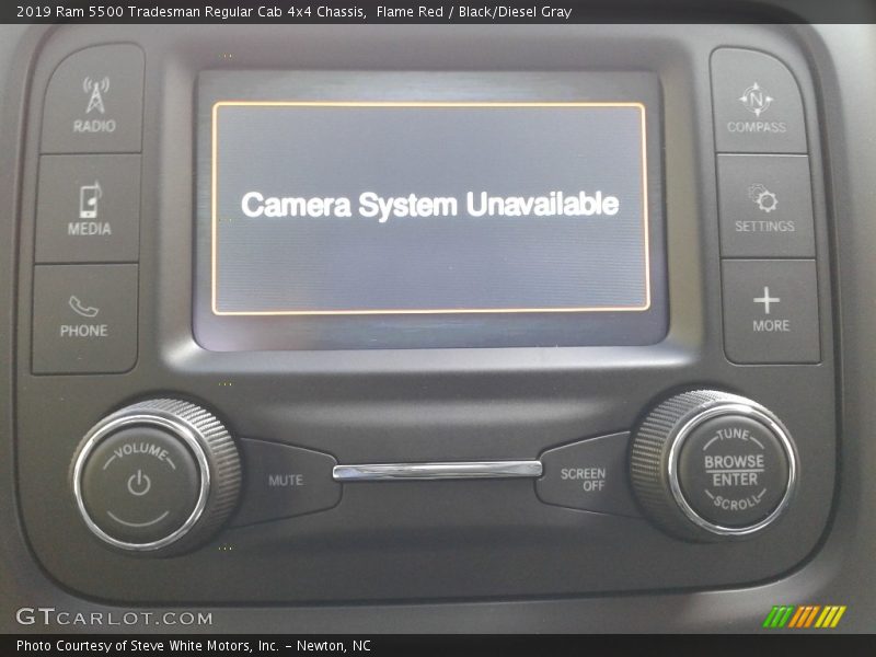 Flame Red / Black/Diesel Gray 2019 Ram 5500 Tradesman Regular Cab 4x4 Chassis