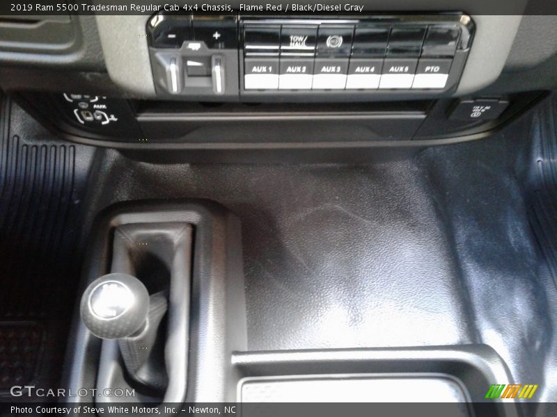 Flame Red / Black/Diesel Gray 2019 Ram 5500 Tradesman Regular Cab 4x4 Chassis