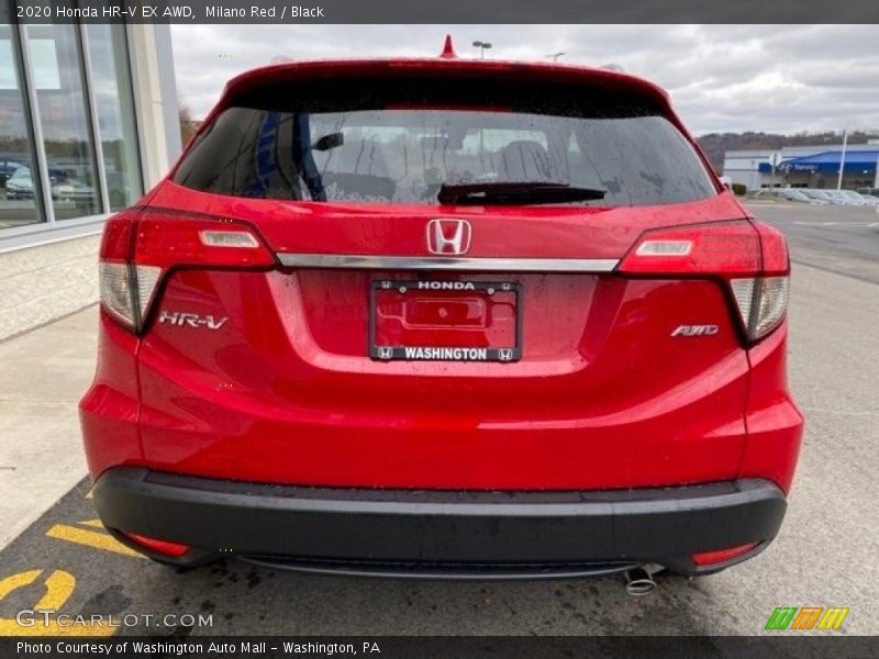 Milano Red / Black 2020 Honda HR-V EX AWD