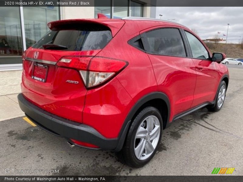 Milano Red / Black 2020 Honda HR-V EX AWD