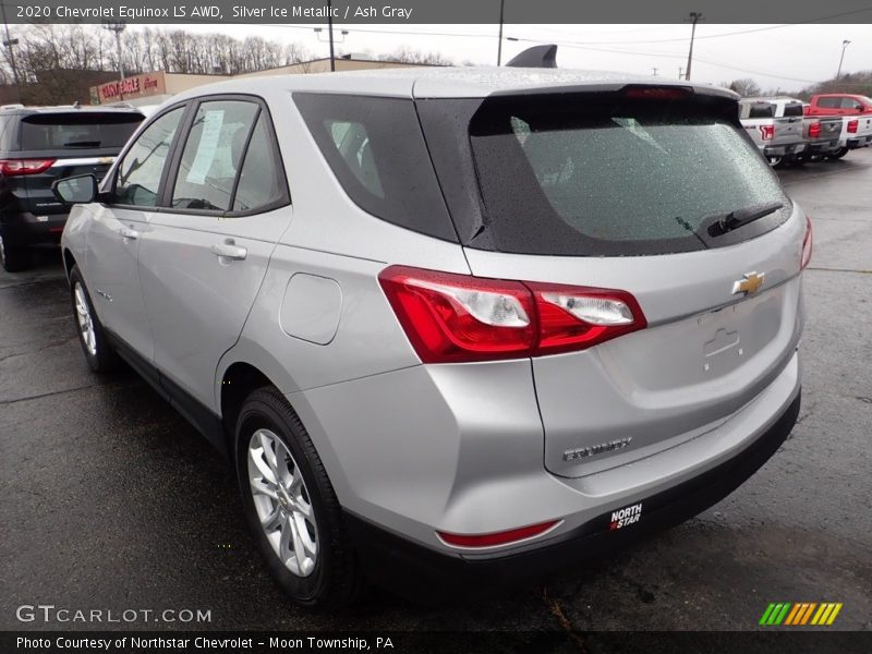 Silver Ice Metallic / Ash Gray 2020 Chevrolet Equinox LS AWD