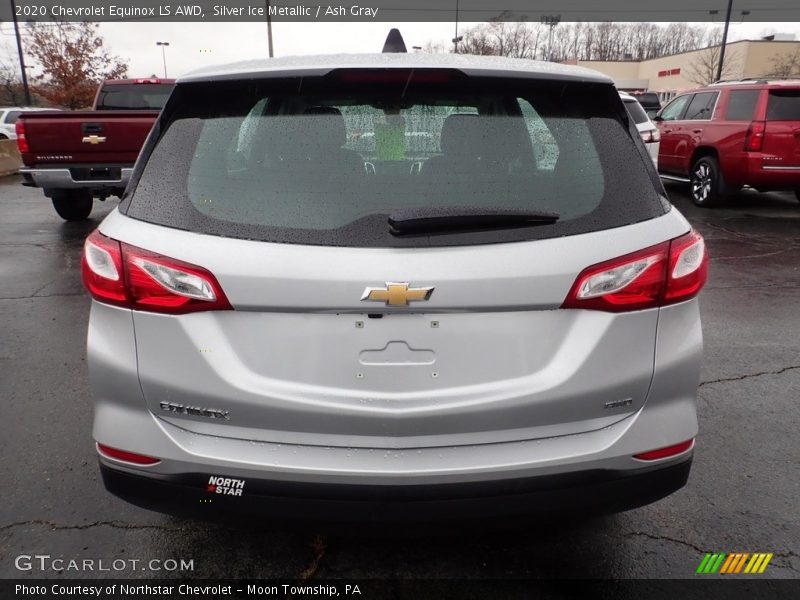 Silver Ice Metallic / Ash Gray 2020 Chevrolet Equinox LS AWD