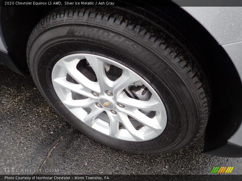 Silver Ice Metallic / Ash Gray 2020 Chevrolet Equinox LS AWD