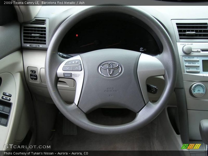 Barcelona Red Metallic / Ash 2009 Toyota Camry LE