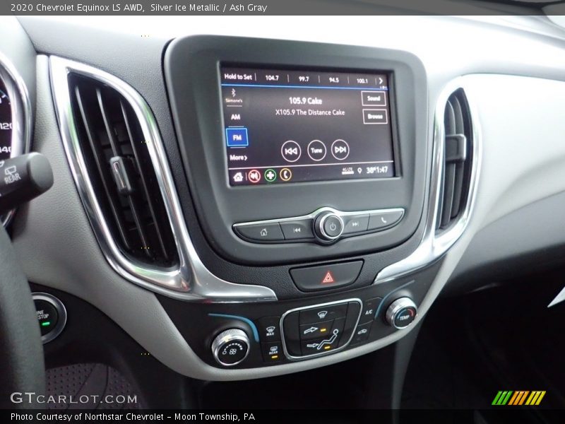 Silver Ice Metallic / Ash Gray 2020 Chevrolet Equinox LS AWD