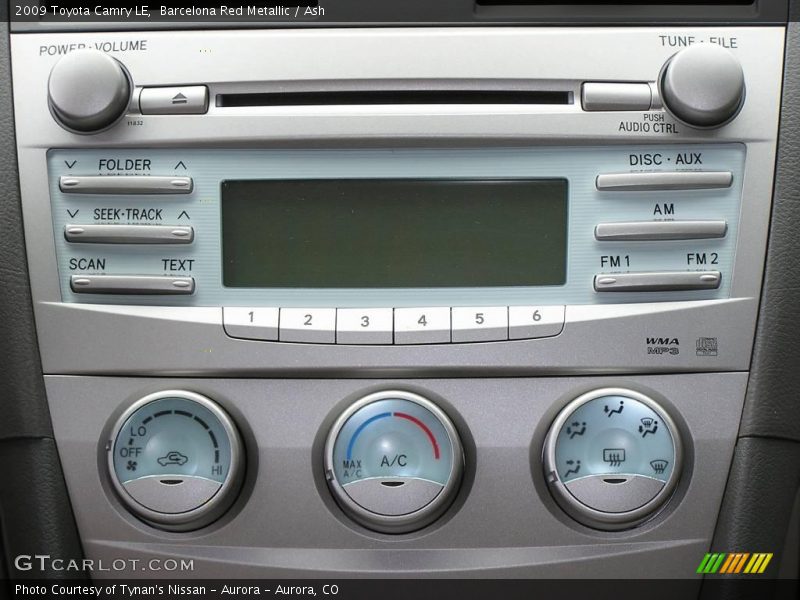 Barcelona Red Metallic / Ash 2009 Toyota Camry LE