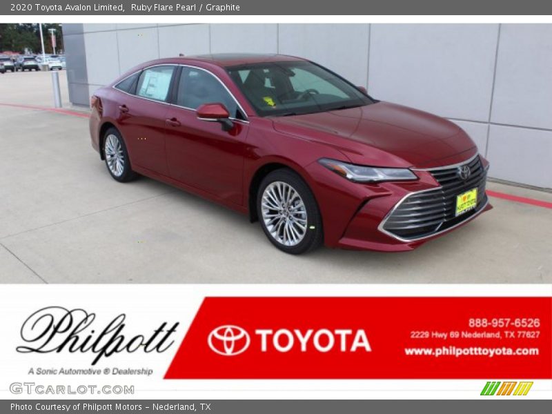 Ruby Flare Pearl / Graphite 2020 Toyota Avalon Limited