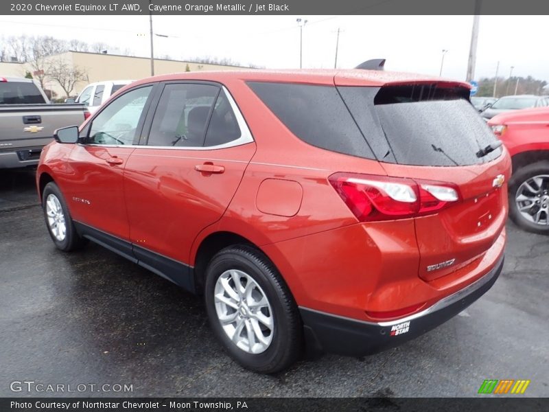 Cayenne Orange Metallic / Jet Black 2020 Chevrolet Equinox LT AWD