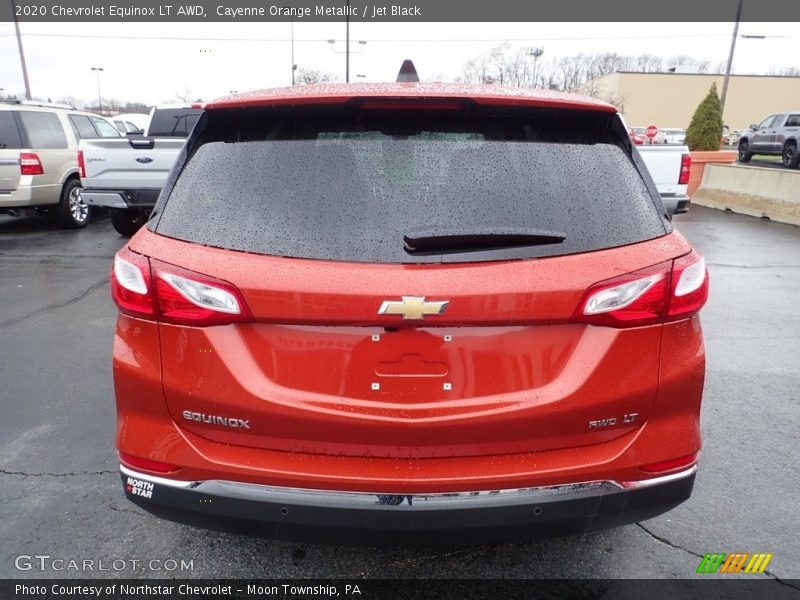 Cayenne Orange Metallic / Jet Black 2020 Chevrolet Equinox LT AWD