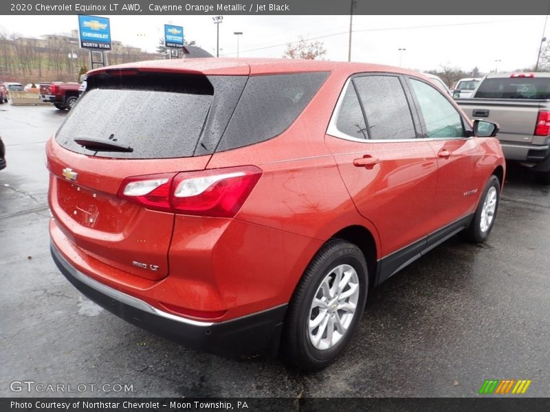 Cayenne Orange Metallic / Jet Black 2020 Chevrolet Equinox LT AWD