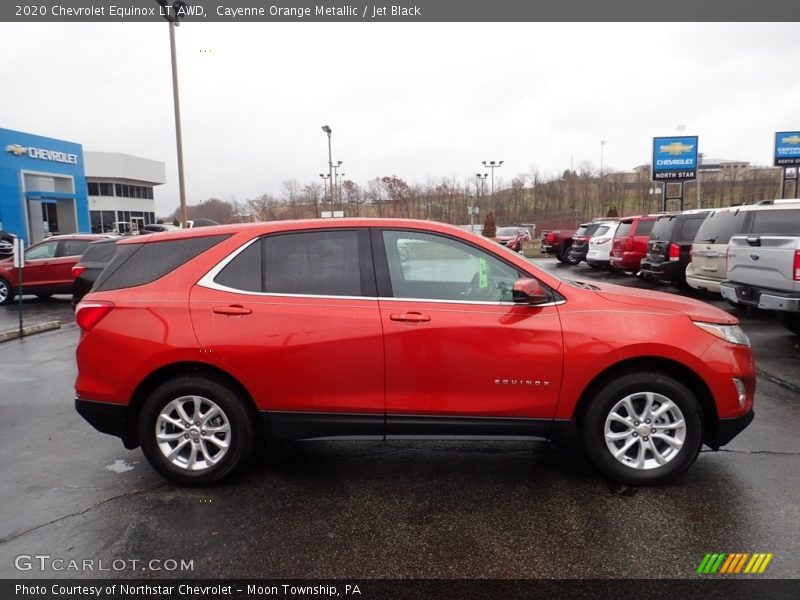 Cayenne Orange Metallic / Jet Black 2020 Chevrolet Equinox LT AWD