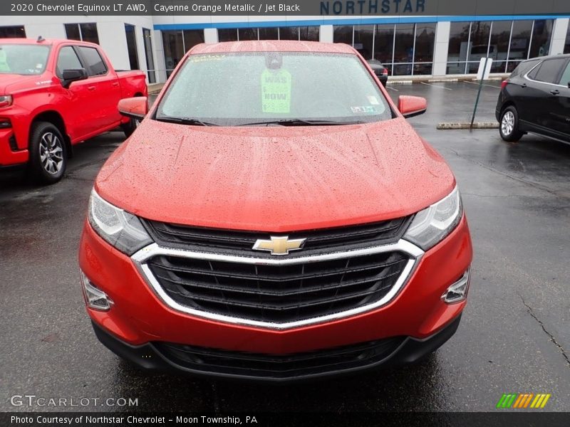 Cayenne Orange Metallic / Jet Black 2020 Chevrolet Equinox LT AWD