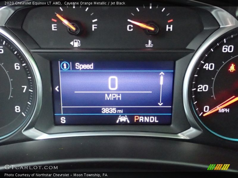 Cayenne Orange Metallic / Jet Black 2020 Chevrolet Equinox LT AWD