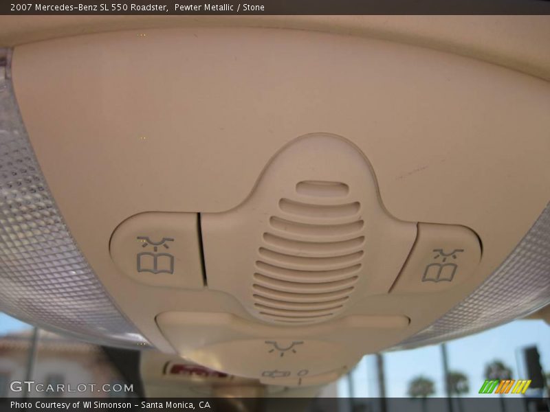Pewter Metallic / Stone 2007 Mercedes-Benz SL 550 Roadster