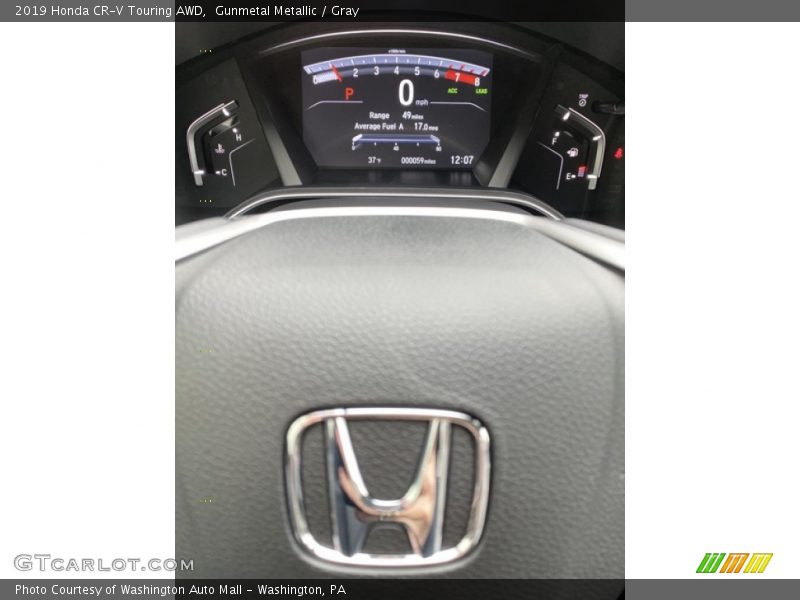 Gunmetal Metallic / Gray 2019 Honda CR-V Touring AWD