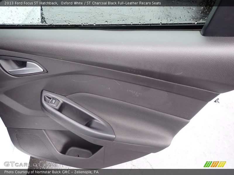 Oxford White / ST Charcoal Black Full-Leather Recaro Seats 2013 Ford Focus ST Hatchback