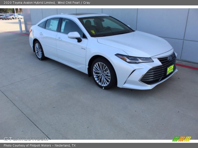 Wind Chill Pearl / Gray 2020 Toyota Avalon Hybrid Limited