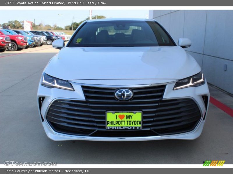 Wind Chill Pearl / Gray 2020 Toyota Avalon Hybrid Limited
