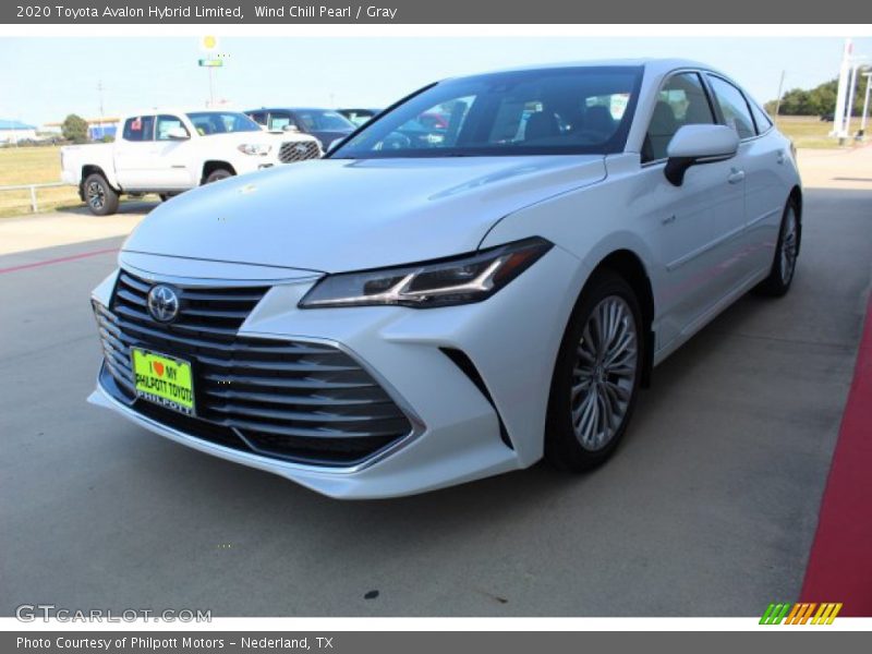 Wind Chill Pearl / Gray 2020 Toyota Avalon Hybrid Limited