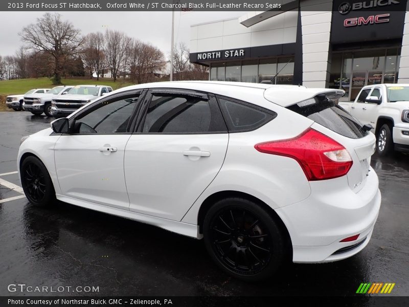 Oxford White / ST Charcoal Black Full-Leather Recaro Seats 2013 Ford Focus ST Hatchback