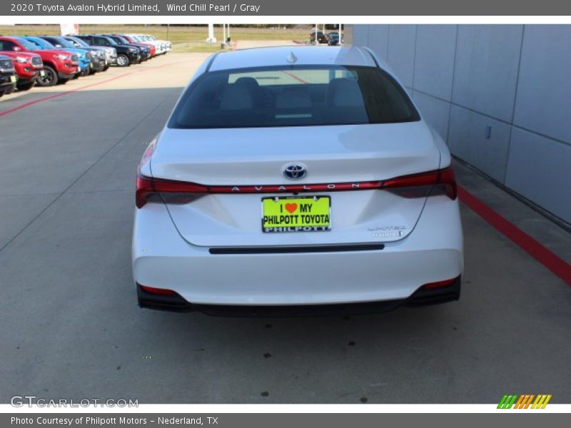 Wind Chill Pearl / Gray 2020 Toyota Avalon Hybrid Limited