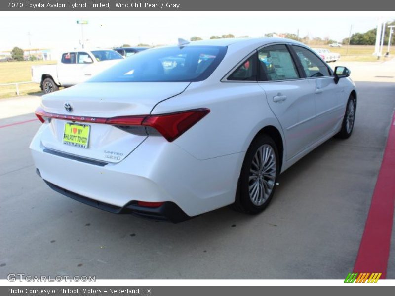 Wind Chill Pearl / Gray 2020 Toyota Avalon Hybrid Limited
