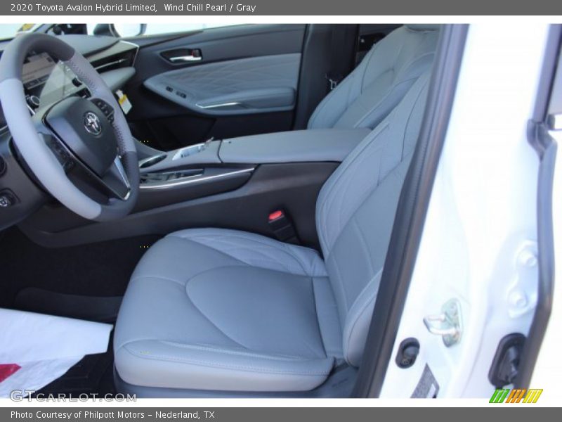 Wind Chill Pearl / Gray 2020 Toyota Avalon Hybrid Limited