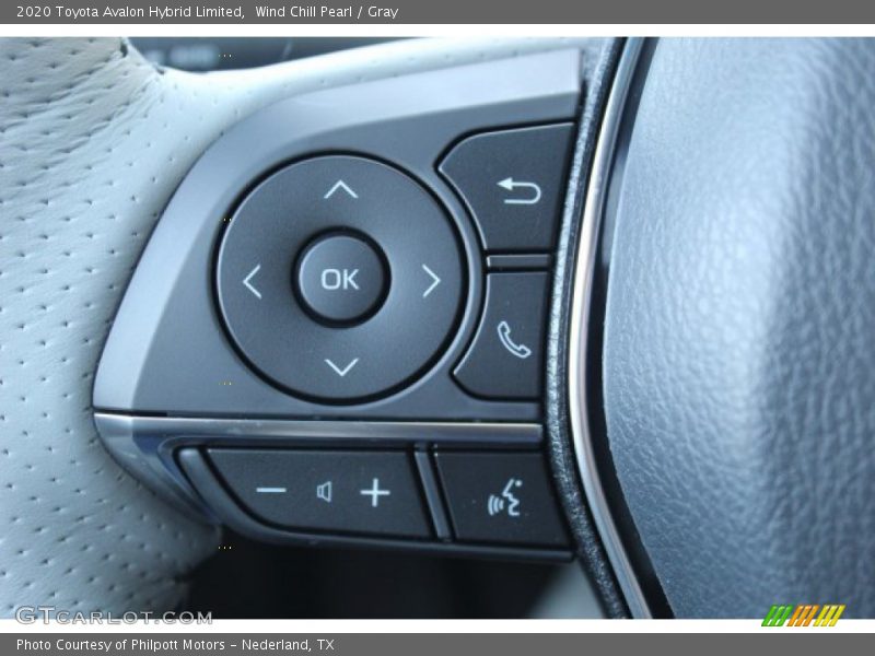 Wind Chill Pearl / Gray 2020 Toyota Avalon Hybrid Limited