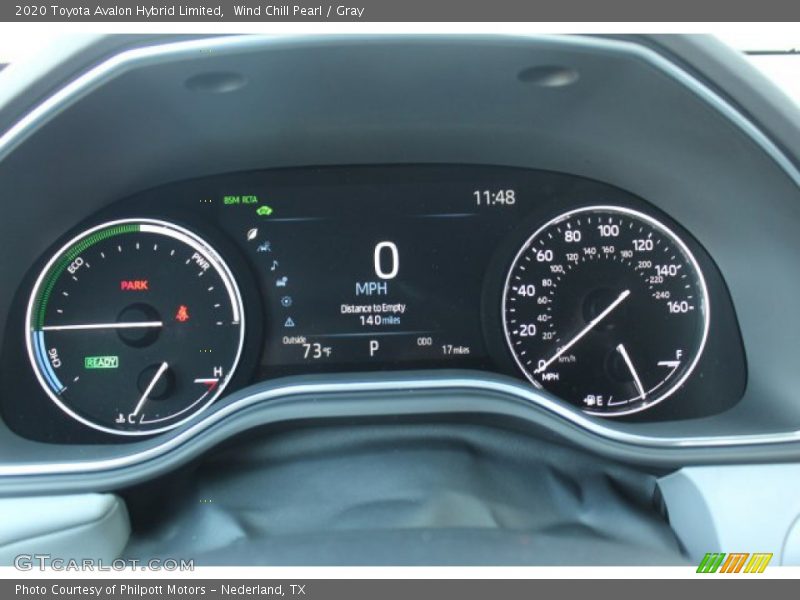 Wind Chill Pearl / Gray 2020 Toyota Avalon Hybrid Limited