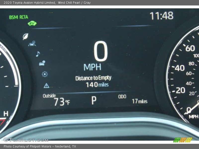 Wind Chill Pearl / Gray 2020 Toyota Avalon Hybrid Limited