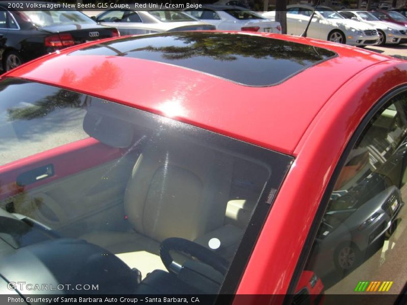 Red Uni / Cream Beige 2002 Volkswagen New Beetle GLS Coupe