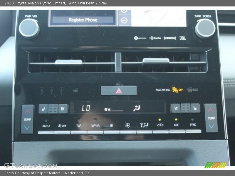 Wind Chill Pearl / Gray 2020 Toyota Avalon Hybrid Limited