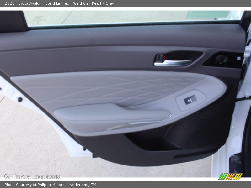 Wind Chill Pearl / Gray 2020 Toyota Avalon Hybrid Limited